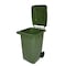 Vestil 95 Gal Poly Trash Can, Green TH-95-GRN - alternate 3